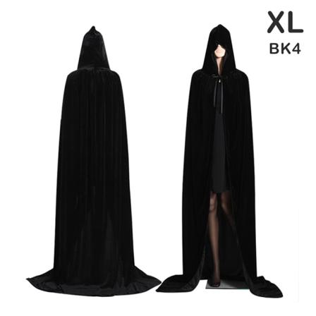 Medeltida Vampyr Hooded Kappa Häxkappor Halloween Kostym