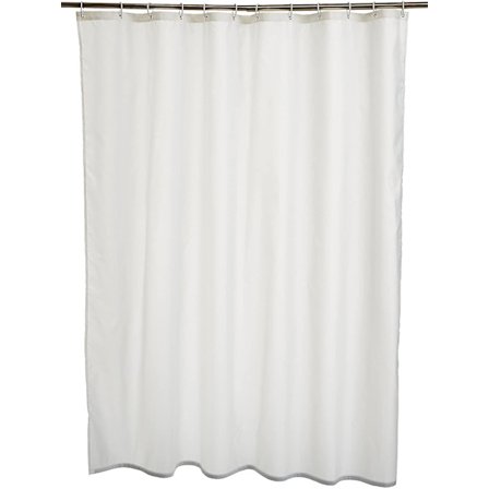 Stof bruseforhæng - 72 x 72 tommer, hvid