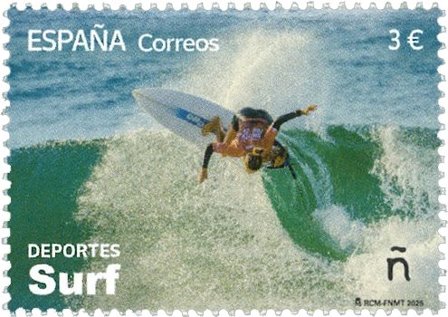 Spanien - Surfing - Postfrisk frimærke