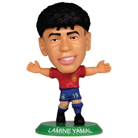 Spanien Lamine Yamal SoccerStarz Fotbollsfigur En Storlek Röd/B