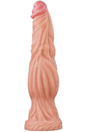 Dual-Layered Natur Schwanz Silikon 24,5 cm