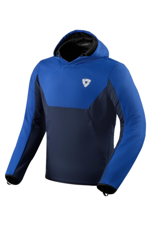 Felpa Con Cappuccio Moto REV'IT! Andon Blu/Blu XL
