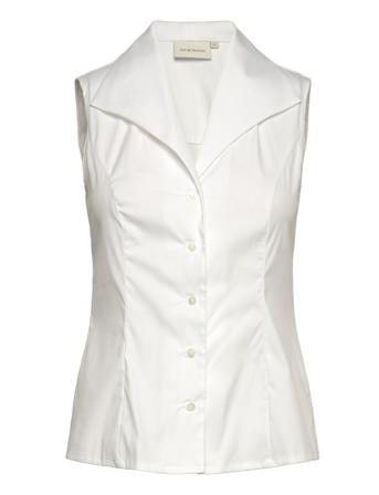 Tess Sleeveless Shirt White Andiata