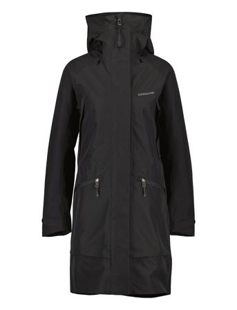 Ilma Wns Parka 8 Outerwear Parka Coats Svart Didriksons*Betinget Tilbud