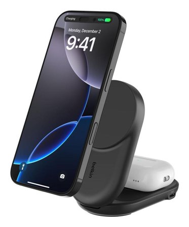 Belkin UltraCharge 25w Qi2 2in1 Magnetic Chrg