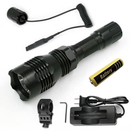 Taktisk lommelykt grønt lys sterkt lys lang lys utd