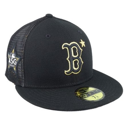 New Era - MLB Svart fitted Keps - Boston Red Sox MLB All Star Game 59FIFTY Black Mesh Fitted @ Hatstore