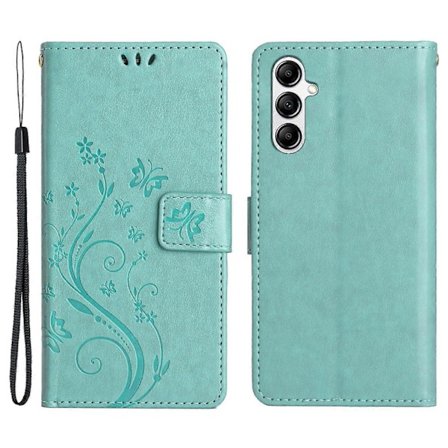 Samsung Galaxy A56 5G -puhelimen suojakotelo PU-nahkaa ja lompakko hihnalla