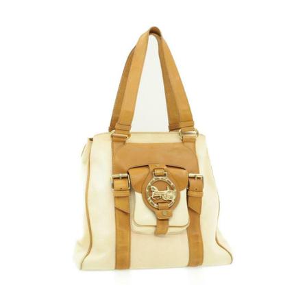 Celine Vintage, Draagtas Wit, Dames, Maat:ONE Size,Canvas