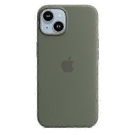 Silikonskal Kompatibelt med iPhone 14 - Mjuk Touch, Stöttåligt, Slimmat Skyddsskal Oliv