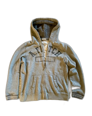 Grå hoodie Abercrombie & Fitch S