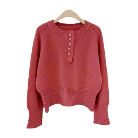 Naisten lyhyt neulepusero, syvään uurrettu neulottu pusero, pudotetut olkapäät