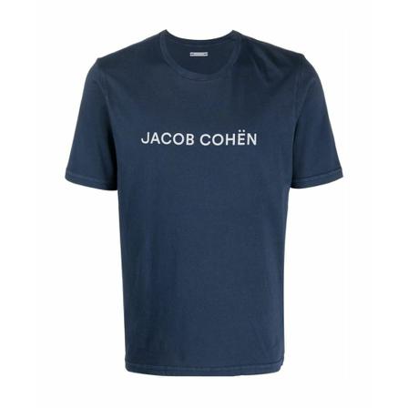 Jacob Cohën, T-Shirt Blauw, Heren, Maat:XL