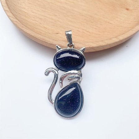 Kattenheng Halskjede Steinanheng 8 8