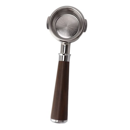 58mm Bottenlöst Portafilter Universal Kaffemaskin Rostfritt Stål Typ A Svart