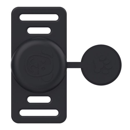 Apple AirTag Skal för Djurhalsband med Lock - Svart