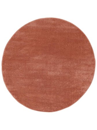 Monocromatico Memphis Tappeto - Terracotta Ø 200 In Stile Moderno