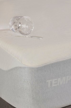 Tempur - Madrasskydd Ekologisk Bomull - Vit - Bäddtillbehör - 120X200 - Från Homeroom