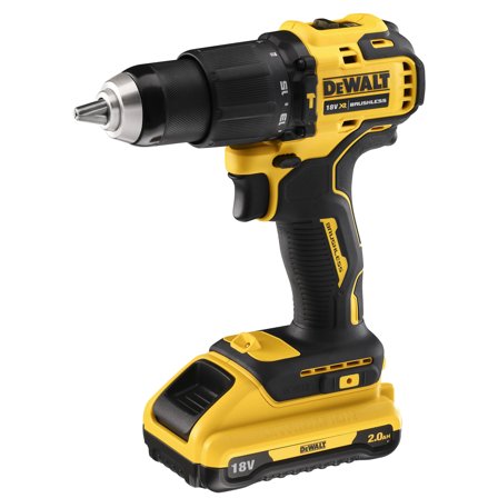 Dewalt DCD709D2T Slagnøgle med batteri og oplader, Maskiner