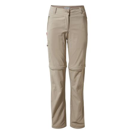Craghoppers Women's Nosilife Pro Convertible Trousers Women everyday trousers Beige 36 Long