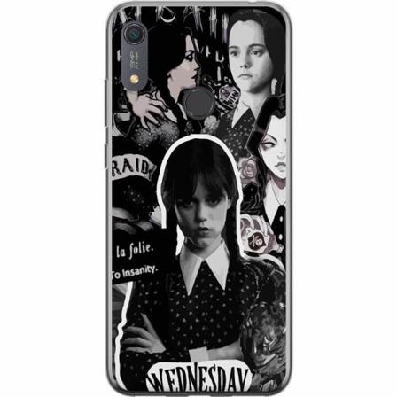 Huawei Y6s (2019) Genomskinligt Skal Wednesday Addams