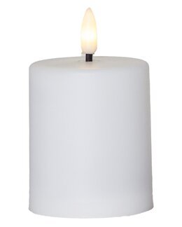 LED Lys Flamme Paula Hvit