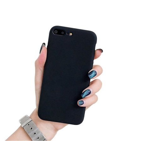 iPhone 7/8 PLUS Ultratunn Silikonskal - Svart - fler färger