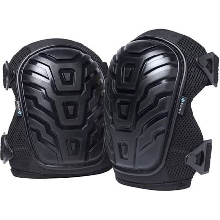 Knæbeskyttere Arbejde EVA Skum Polstring med Gel Pude Komfortable Knæbeskyttere Justerbar Rem Let at Fastgøre til