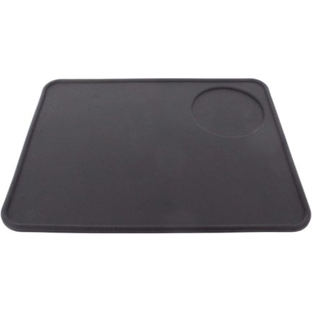 Kaffemaskin Espresso Flat Tampermatte, Svart - Matvaregodkjent Silikon