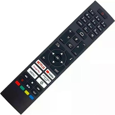 Splinterny original RC45157 fjernbetjening, kompatibel med Hitachi, Toshiba og JVC LCD-tv 43HAK6150U og 50UA2263DG.