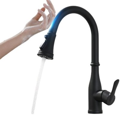 Smart Touch Køkken Armaturer Kran Til Sensor Køkken Vand Tap Sænk Blander Roter Touch Armatur