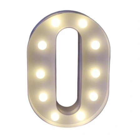 【PP】LED Bogstavslamper Stor Dekorativ Havelampe til Udendørs Brug O