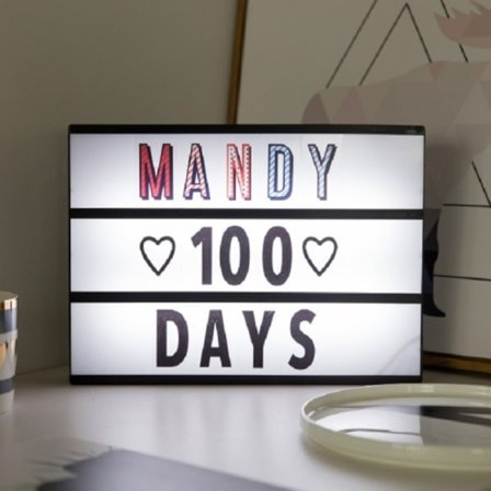 Alfabetet Handgjord Pussel Ljuslåda Dekoration Nattlampa Heminredning med Svart och Vitt Kort(Svart låda svart remsa)