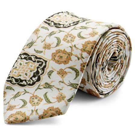 Bryant Silk Brux Tie for Men - Patterned Ties