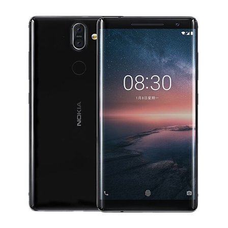 Begagnad Nokia 8 64GB Gott Skick Svart