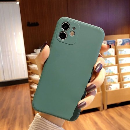 Kotelo iPhone 17 AIR suoralle reunalle nestemäinen suora reuna silikoni