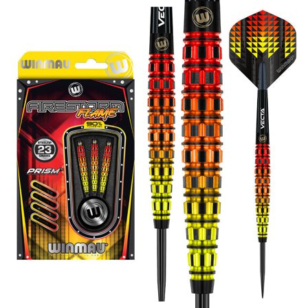 Winmau Firestorm Flame 2 Steel Tip Darts 23g