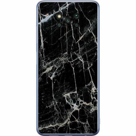 Xiaomi Poco X3 Pro Mjukt Skal - Marmor Svart
