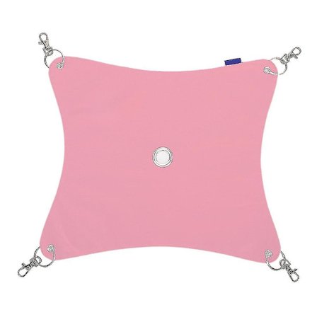 Hengekøye for små kjæledyr - Hylle seng for hamster, chinchilla, katter, kanin - Rosa