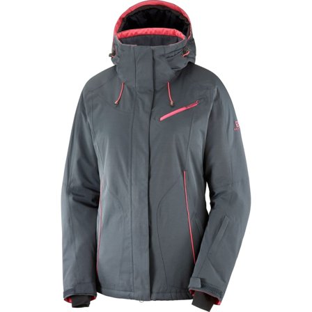 Salomon Women's Fantasy Jacket Women lined ski jackets Grey XS