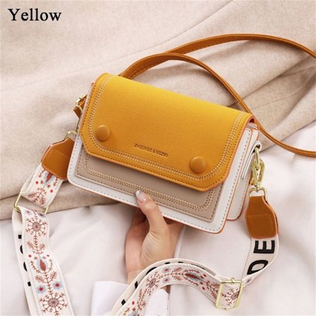 Skuldertaske Kvinde Håndtaske GUL