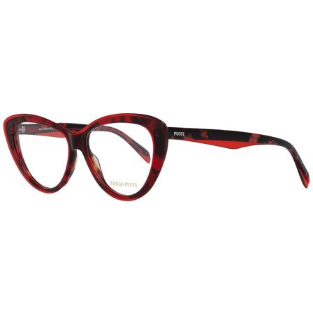 Emilio Pucci Optical Frames röd, Dam Solglasögon, Dam, Storlek: ONE SIZE