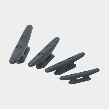 Cleat / bollard for boat, nylon, 130 mm, (C/C) 38 mm