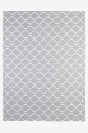 Horredsmattan - Plastteppe Wave 150 x 200 cm - Grå - Plasttepper - 150X200 - Fra Homeroom
