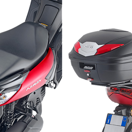 Gepäckträger Topbox Givi Scooter SR Monolock - Yamaha N-MAX 125 2021-2024