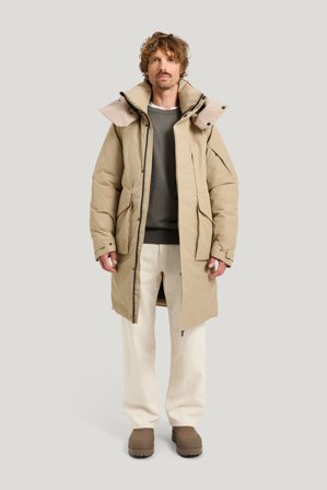 Tretorn Arc Insulated Parka — Vattentät Jacka Herr — Beige | Ytterkläder, Gummistövlar, Jackor & Regnkläder för Dam, Herr & Barn