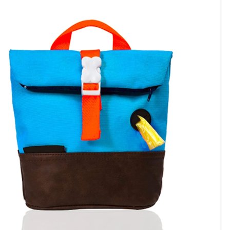 Ryggsekk til hundesele - Vanntett, enkel komfort, poseutdeler for hundeposer (stor)