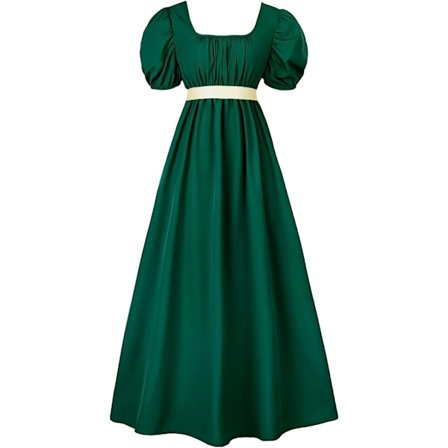 Regency Klänningar för kvinnor med satäng skärp