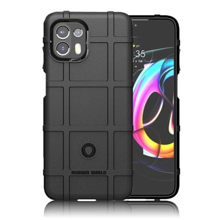 Rugged Shield Motorola Edge 20 Fusion / Motorola Edge 20 Lite skal - Svart