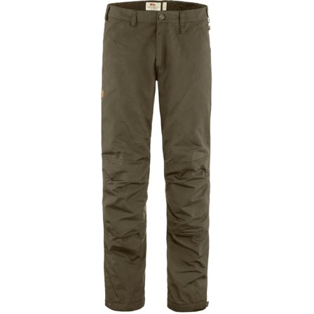 Fjällräven Greenland Trail Housut 46/SHORT - Miehet - Dark Olive/Vihreä - Ulkoiluhousut